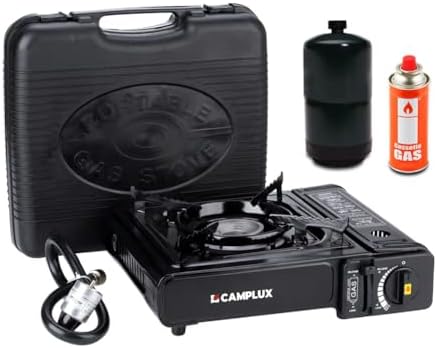 Camplux Dual Fuel Propane & Butane Stove with Carrying Case, Portable Camping Stoves with CSA Certification - Image 2